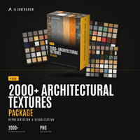 2000+ Architectural Textures for Visualization (PNG and JPEG)