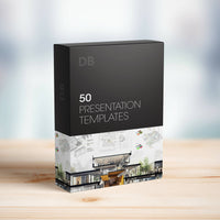 50 Architectural Presentation Sheet Templates for Photoshop