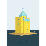 Aldo Rossi Teatro del Mondo Architecture Poster Illustration