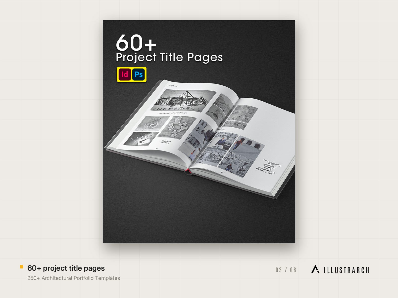 250+ Architectural Portfolio Templates: 60 project title pages