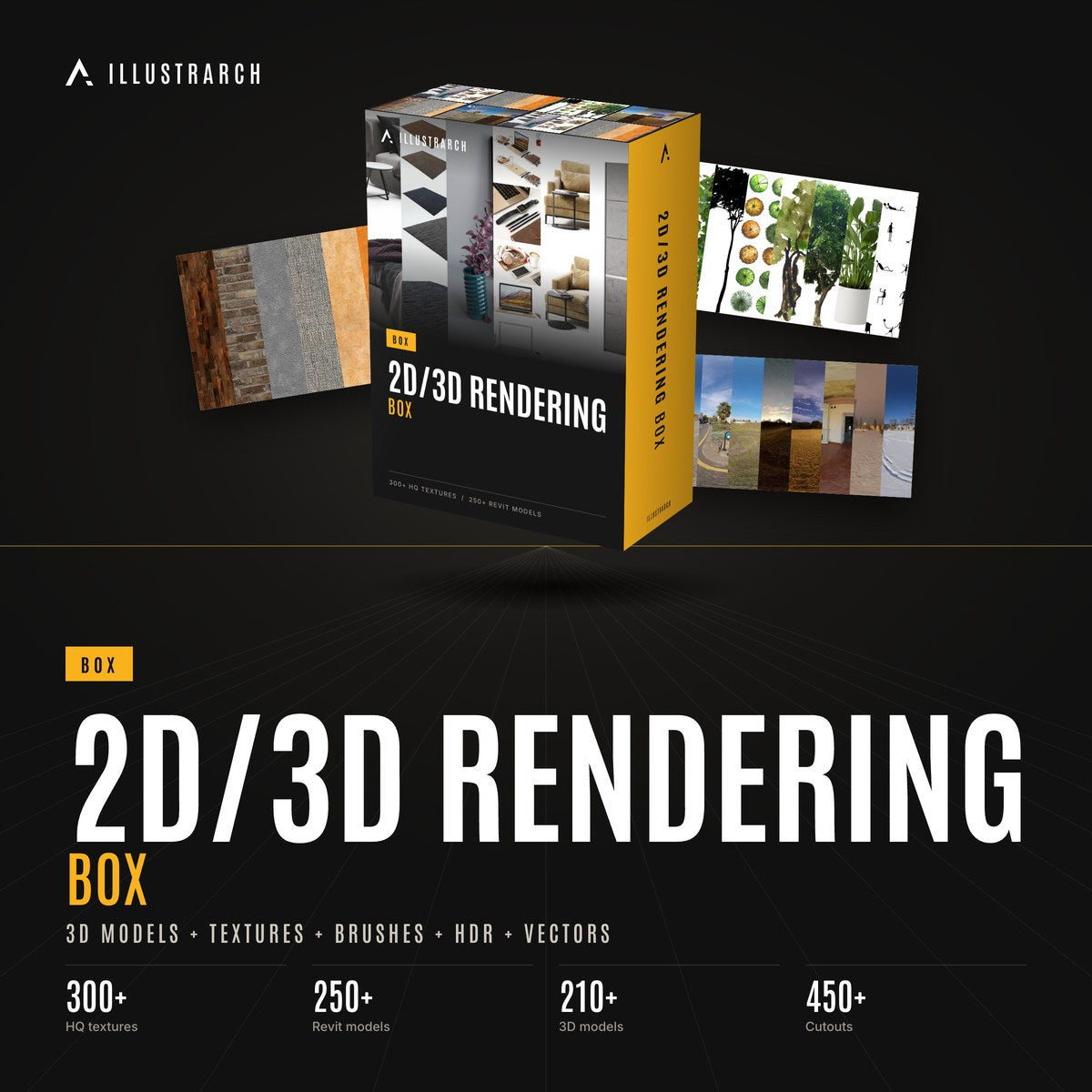 2D/3D Rendering Box cover