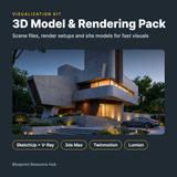 Architectural 3D Model & Rendering Pack: Premium