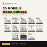 3D Models Mega Bundle cover