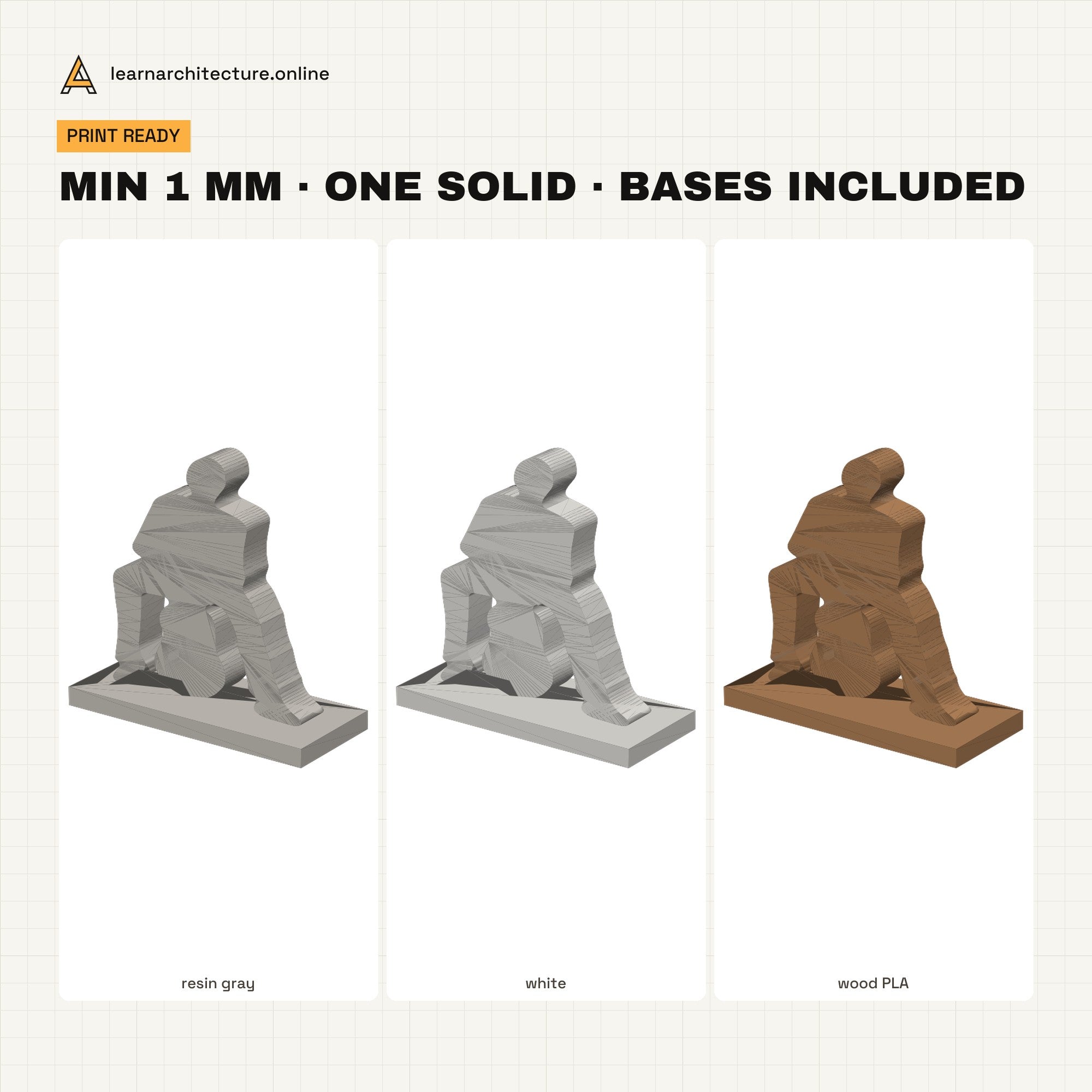 3D Print Scale People print preview