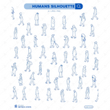 Human Silhouette Cutout Pack