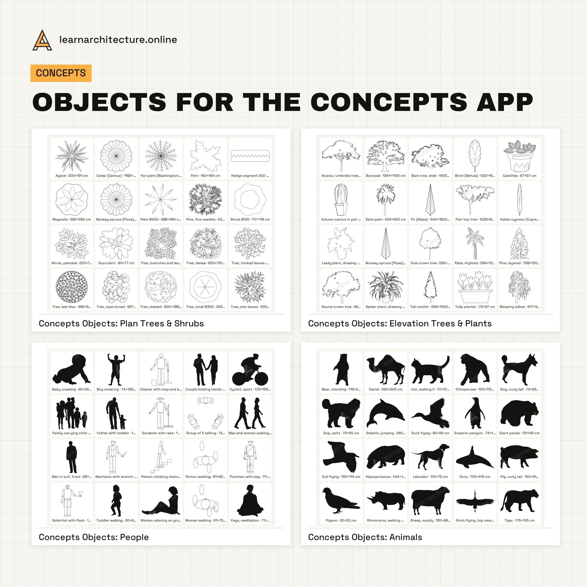 iPad Architect Mega Bundle objects for the concepts app
