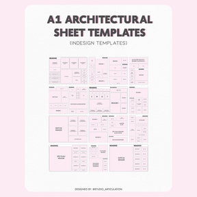 A1 Architectural Sheet Templates (Indesign Templates) – Learn ...