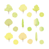 Urban Trees Bundle Cutout