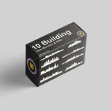 10 Building View Photoshop Brushes & PNG
