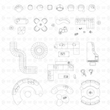 Lounge Sofa CAD Blocks Top View (30+ Drawings)