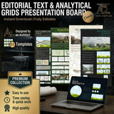 Editorial Text and Analytical Grids Canva Presentation Boards (11)
