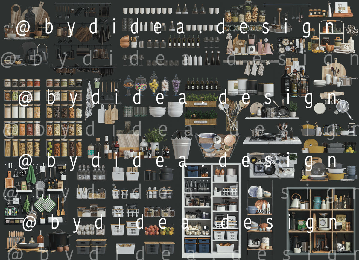 Procreate Bundle Cutouts Interior Design Sketch Blocks Elements – Learn ...