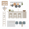 Kitchen Furniture Cutouts Pack