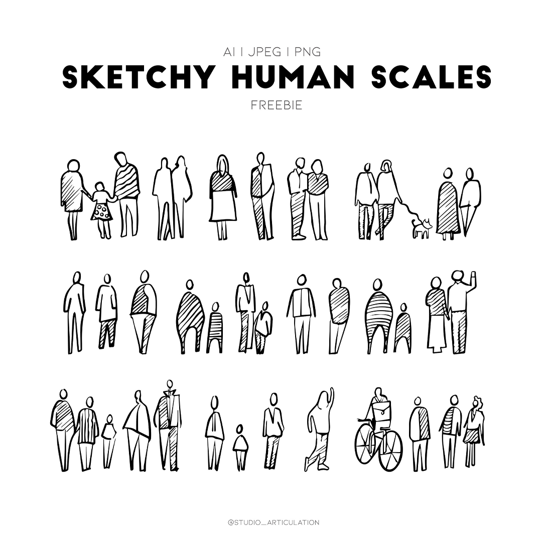 Sketchy Human Scales 2 – Learn Architecture Online