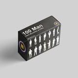 100 Man View Photoshop Brushes & PNG