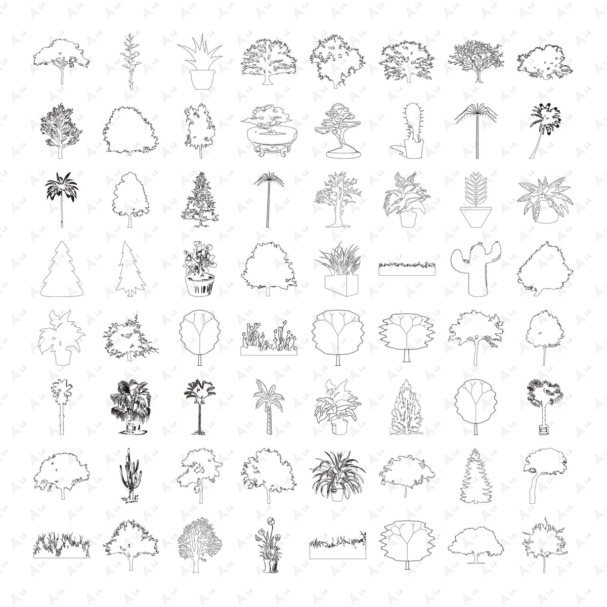 Procreate Stamp Brushes all items