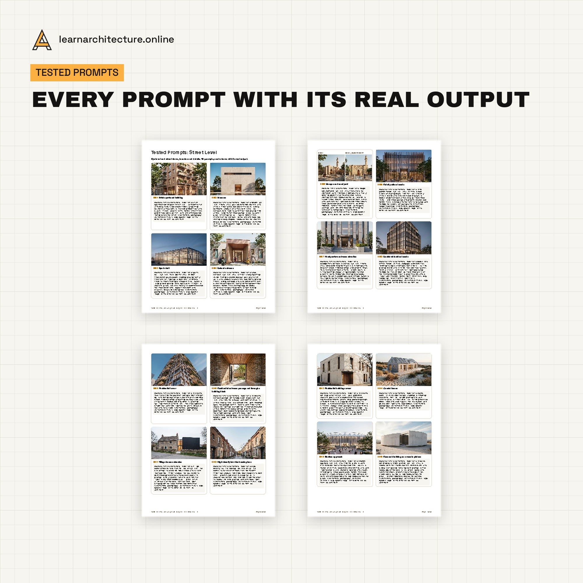 AI Render Prompt Library pages inside