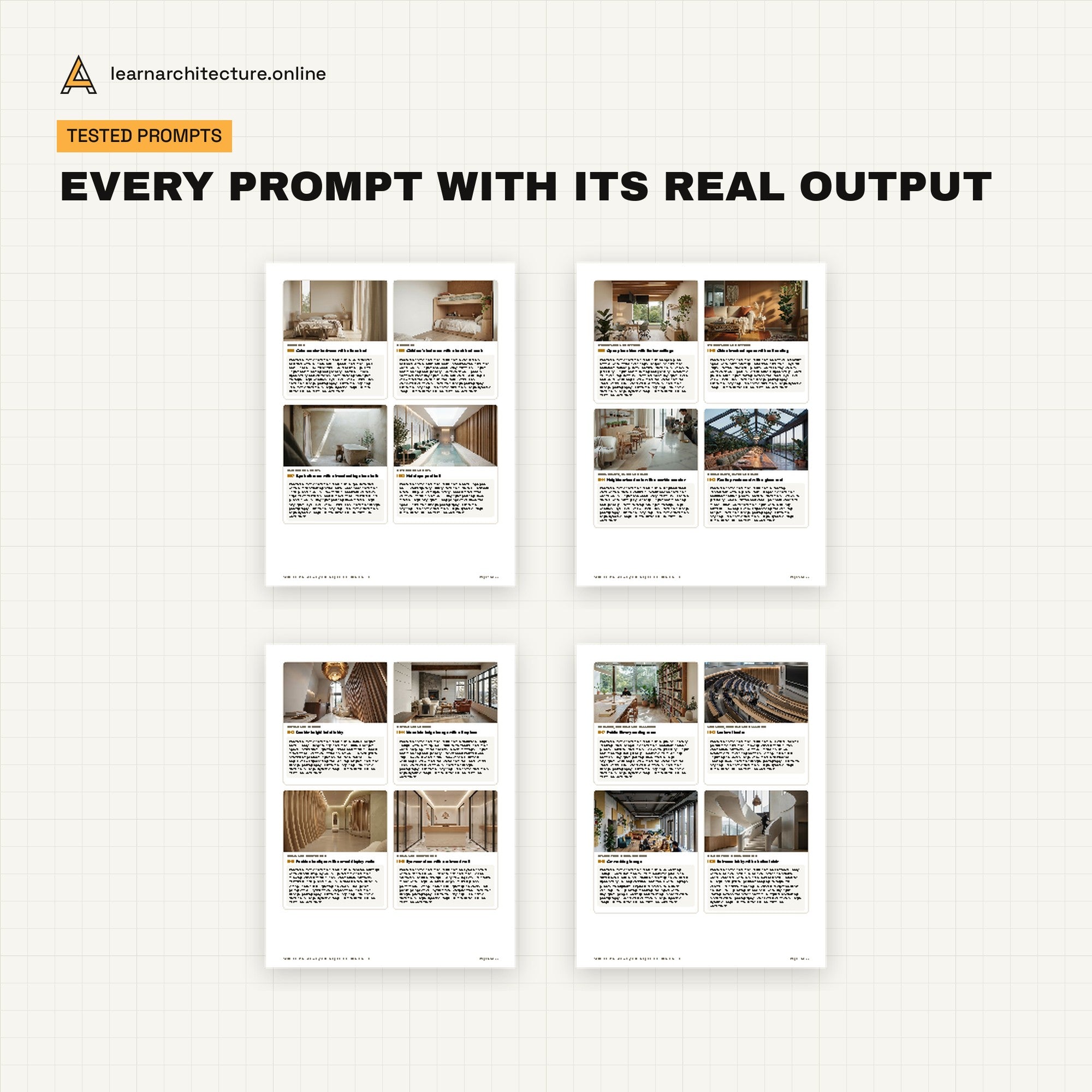 AI Render Prompt Library pages inside