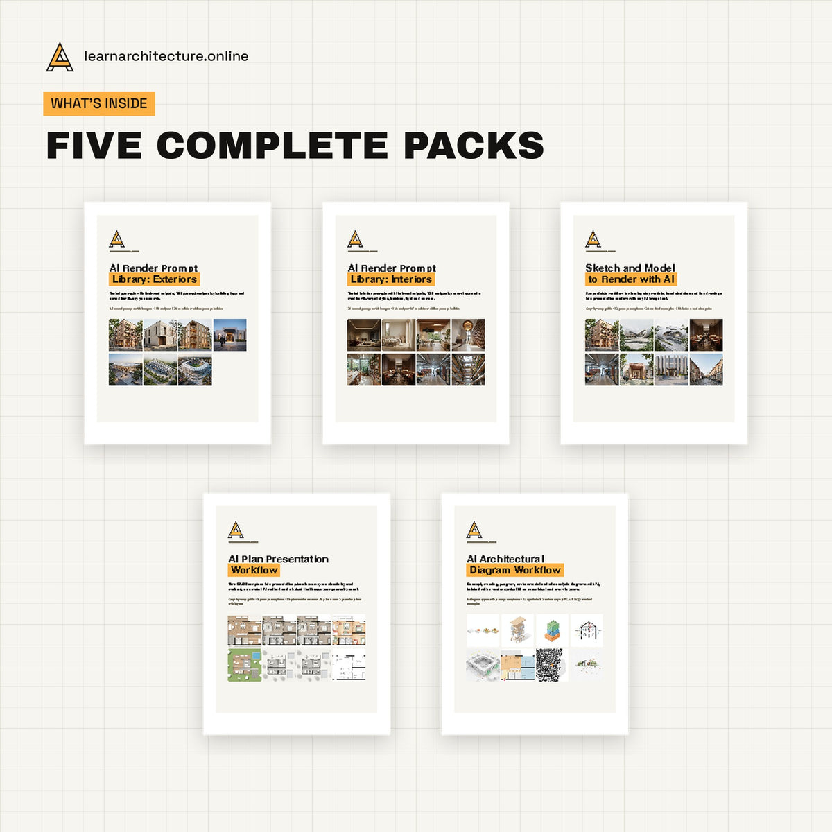 AI Workflow Bundle for Architects pages inside