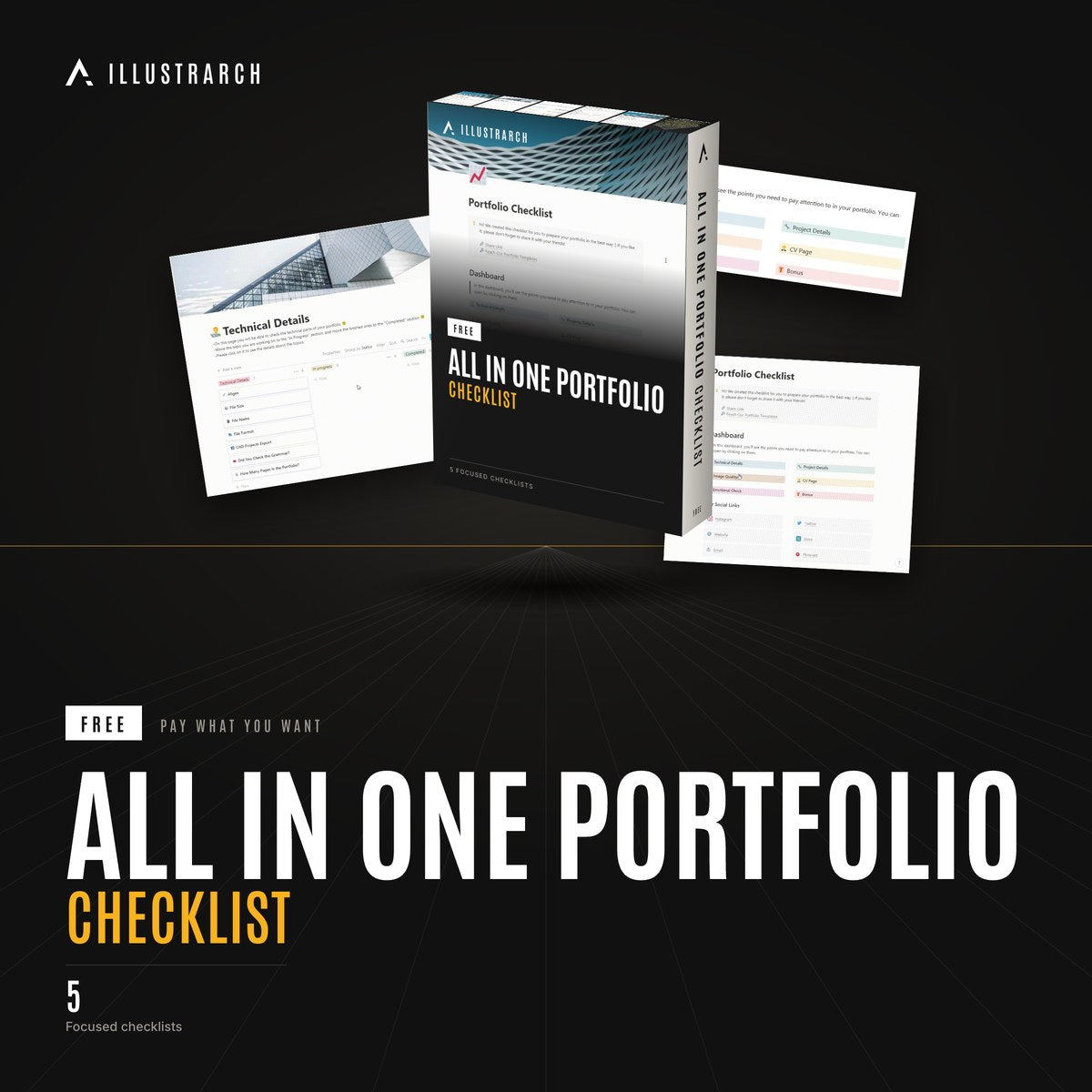 All In One Portfolio Checklist cover