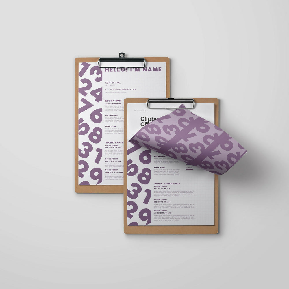 Architect's Resume - Express Your Unique Flair (PSD) — editable template for architects, preview 2 of 6