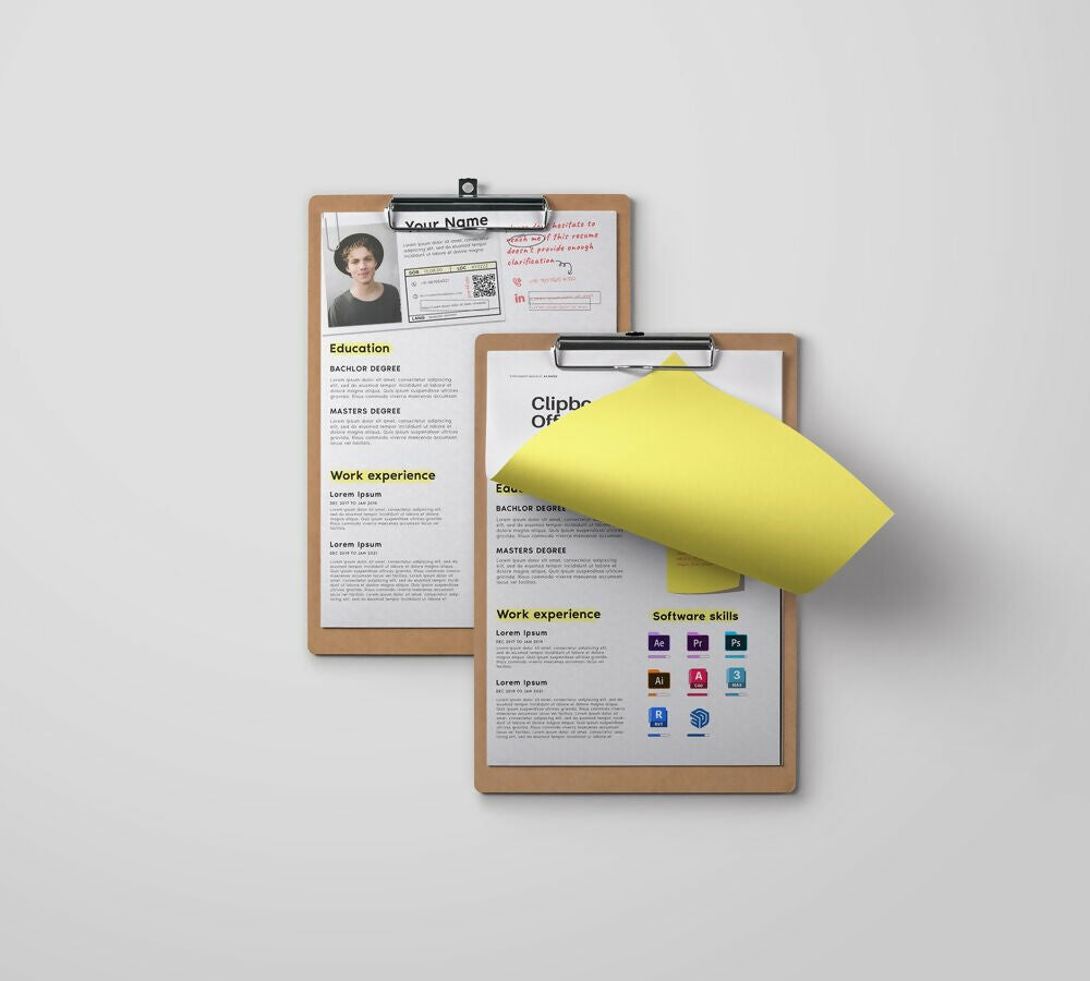 Architect's Resume - Express Your Unique Flair (PSD) — editable template for architects, preview 3 of 6