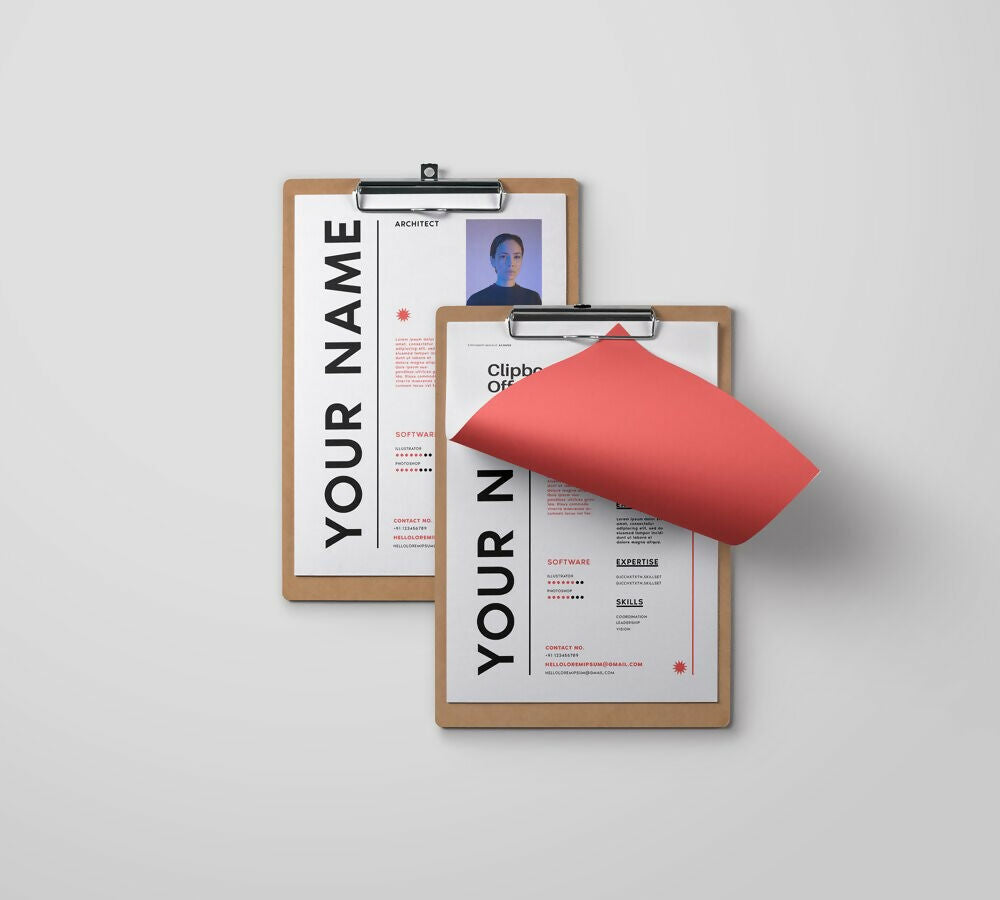 Architect's Resume - Express Your Unique Flair (PSD) — editable template for architects, preview 4 of 6