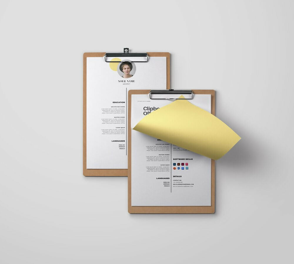 Architect's Resume - Express Your Unique Flair (PSD) — editable template for architects, preview 6 of 6