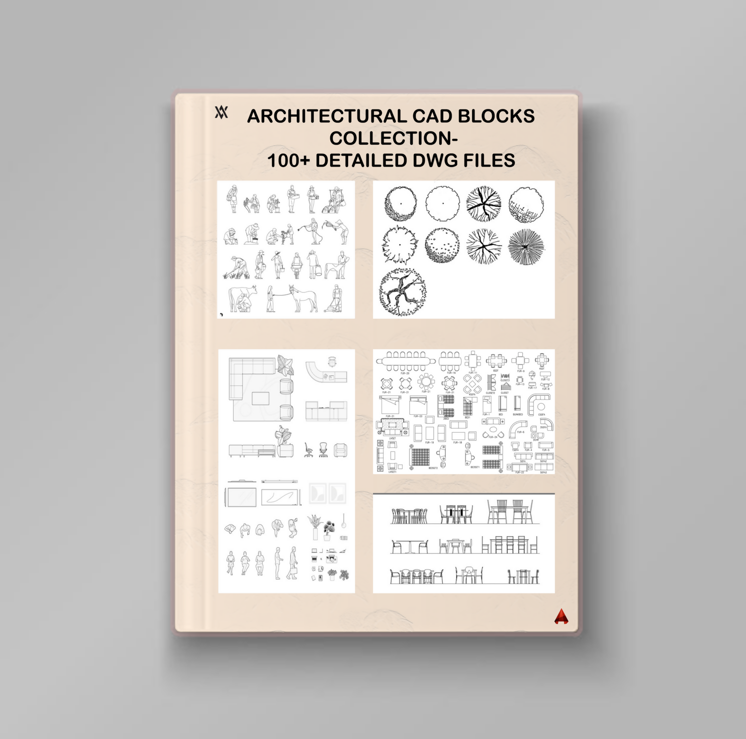 Architectural CAD Blocks Collection — CAD block set for architectural drawings