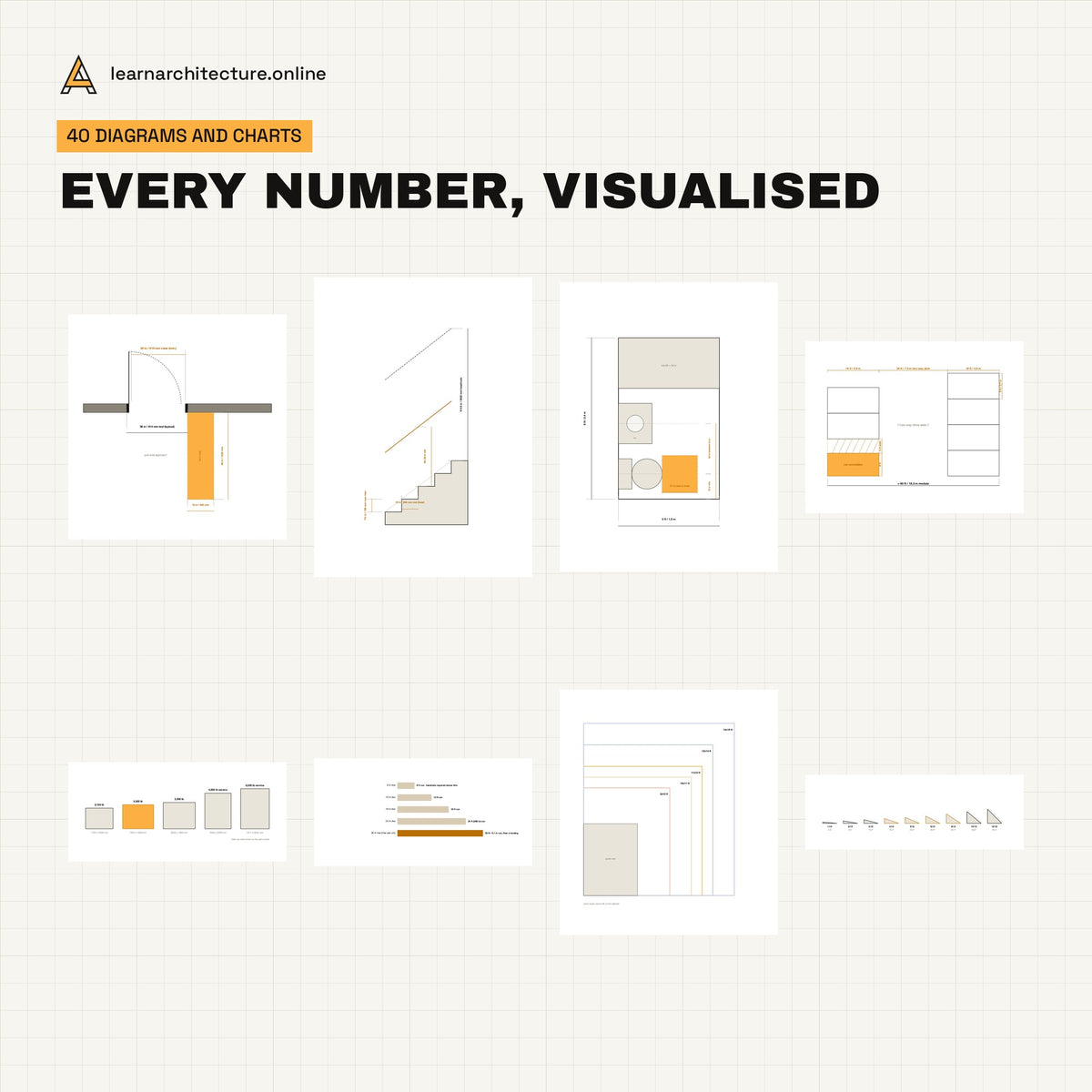 Architectural Dimensions & Standards Handbook (PDF + Cheat Sheets) diagrams and sheets