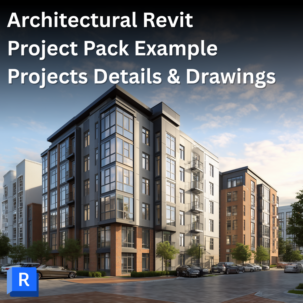 Architectural Revit Project Pack - Project Details & Drawings 2 — resource kit for architects
