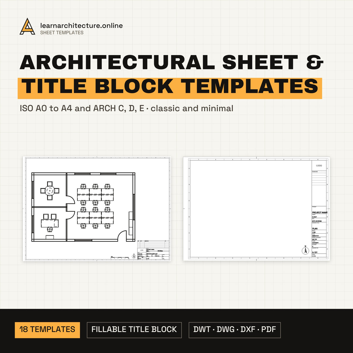 Architectural Sheet & Title Block Templates cover