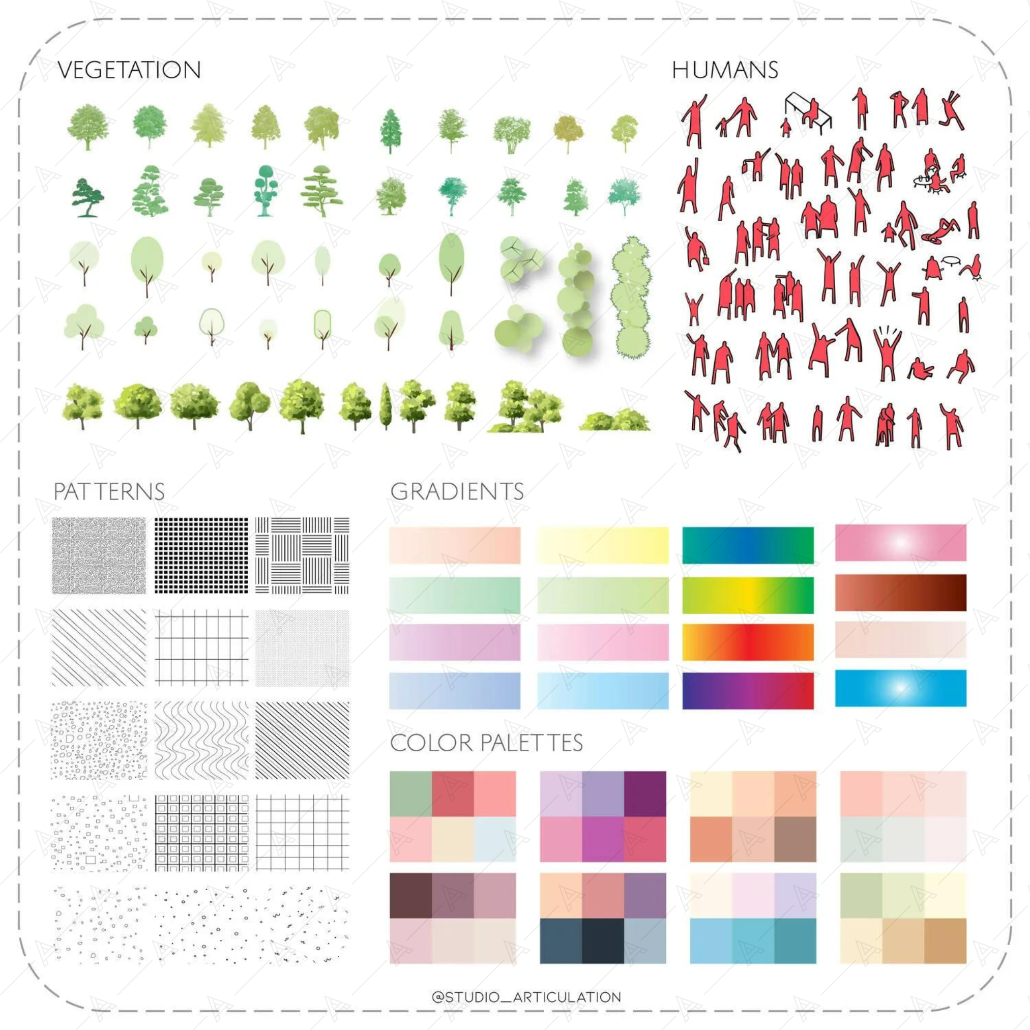 Architecture Diagram Essentials — editable template for architects, preview 3 of 4