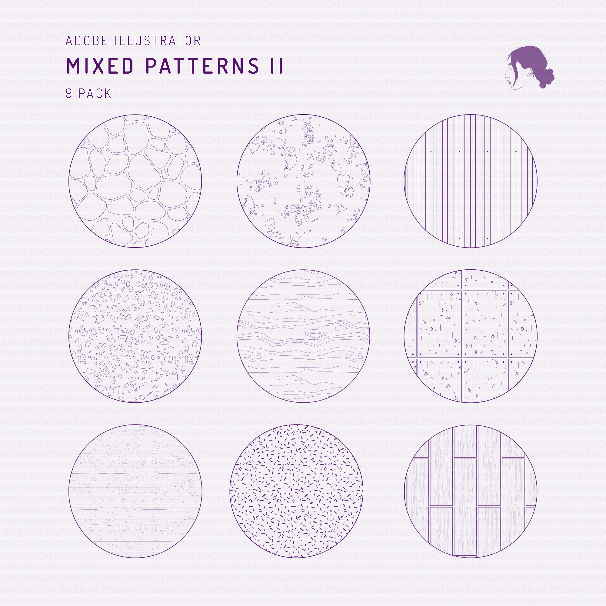 Architecture Mixed Patterns II — pattern set for architectural drawings, preview 1 of 4