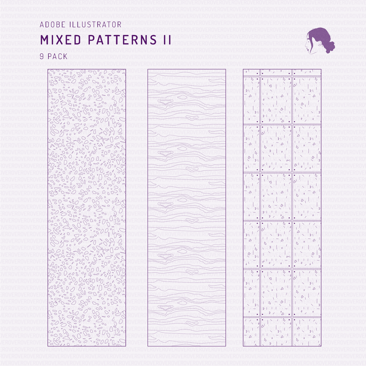 Architecture Mixed Patterns II — pattern set for architectural drawings, preview 2 of 4