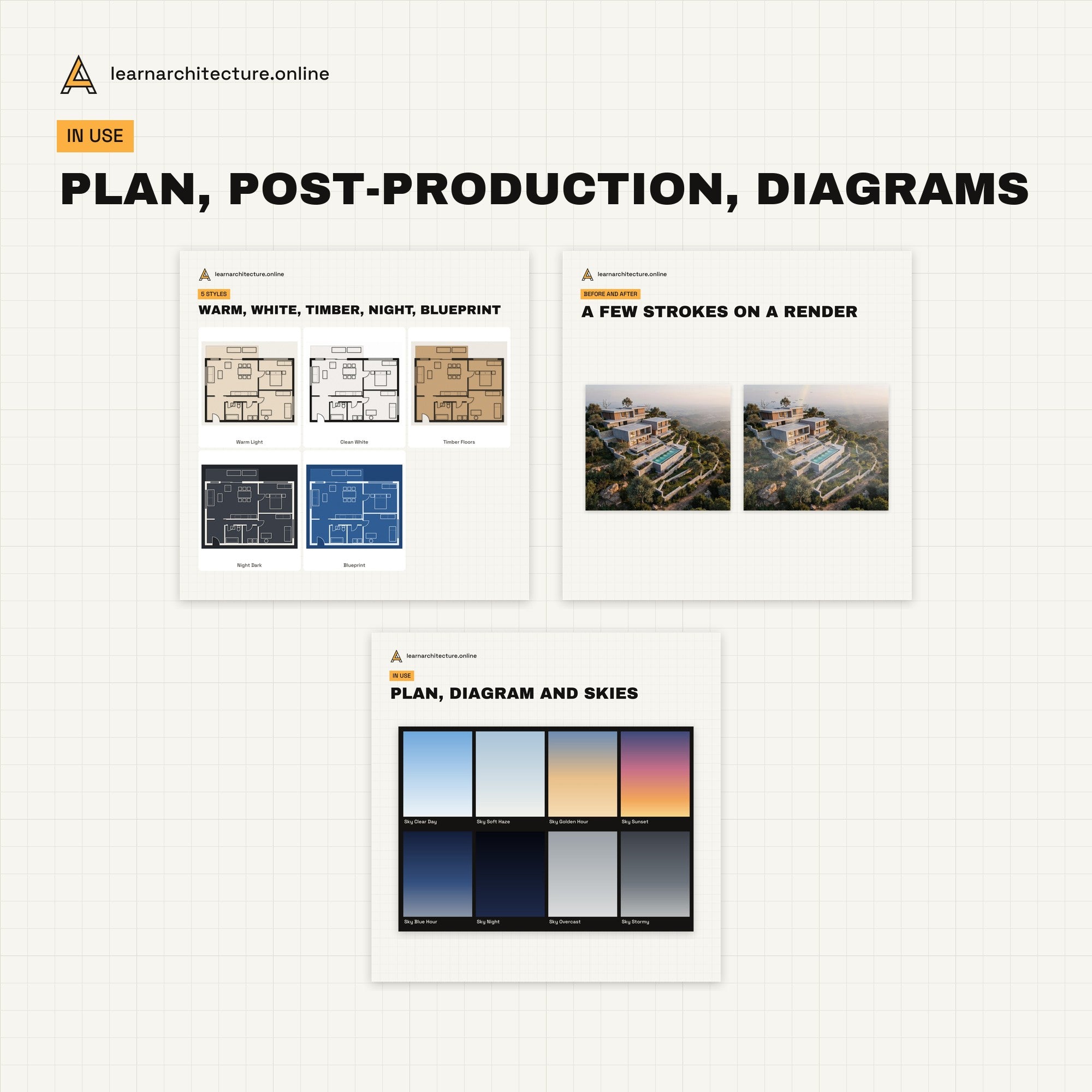 Architecture Photoshop Bundle examples