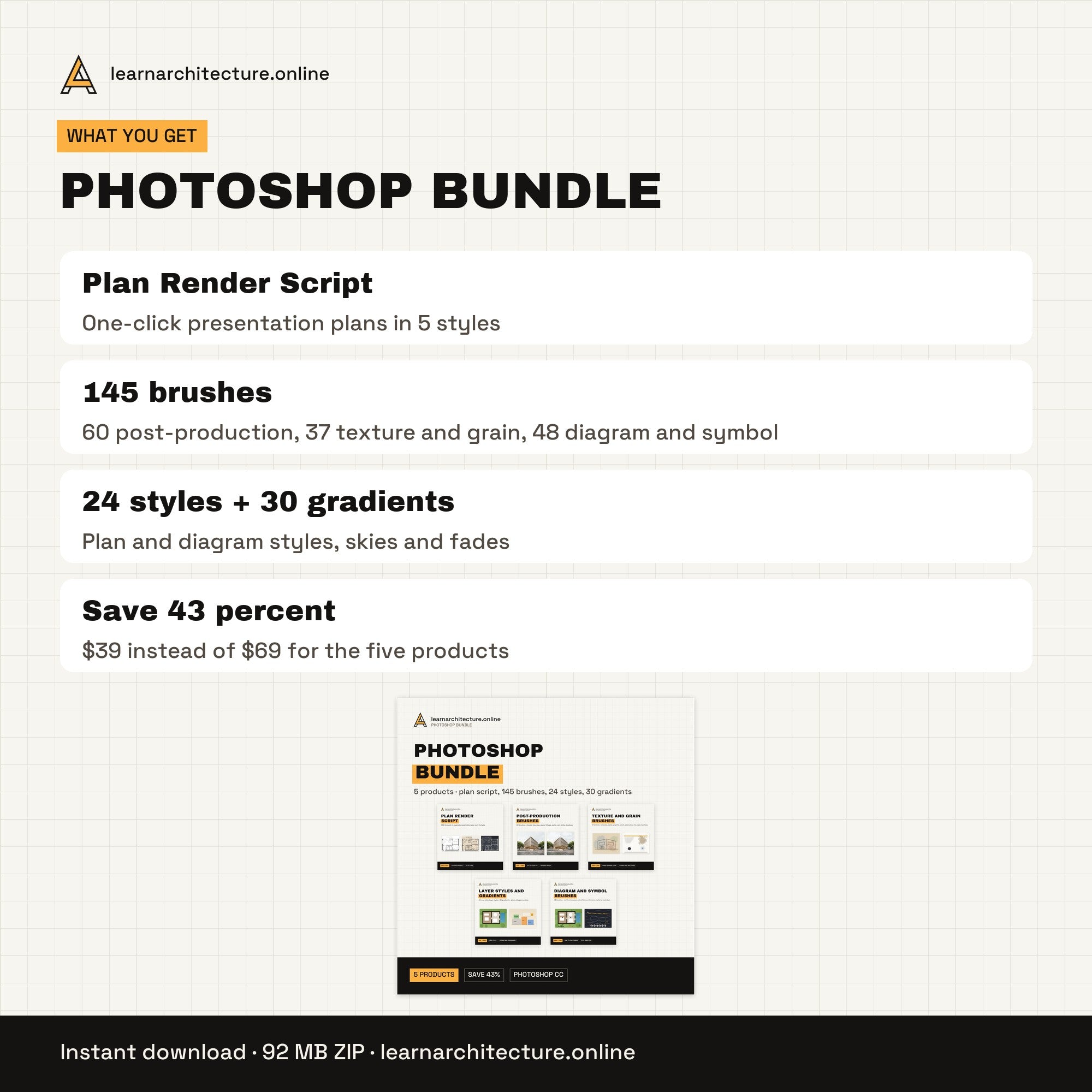 Architecture Photoshop Bundle files