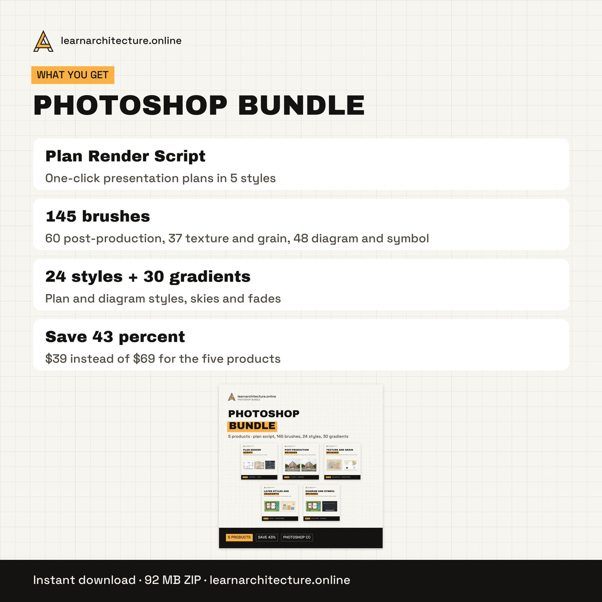 Architecture Photoshop Bundle files