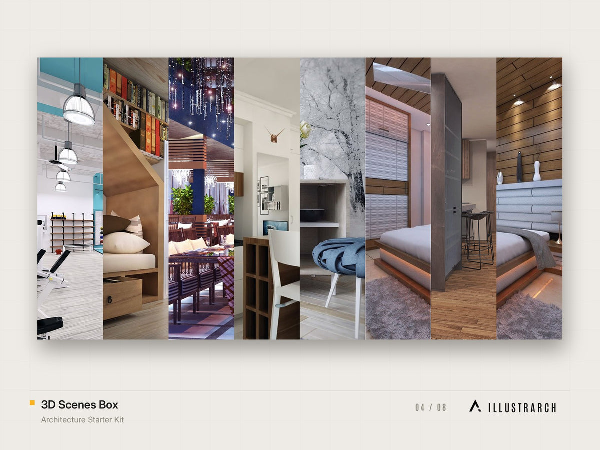 Architecture Starter Kit: 3d scenes box