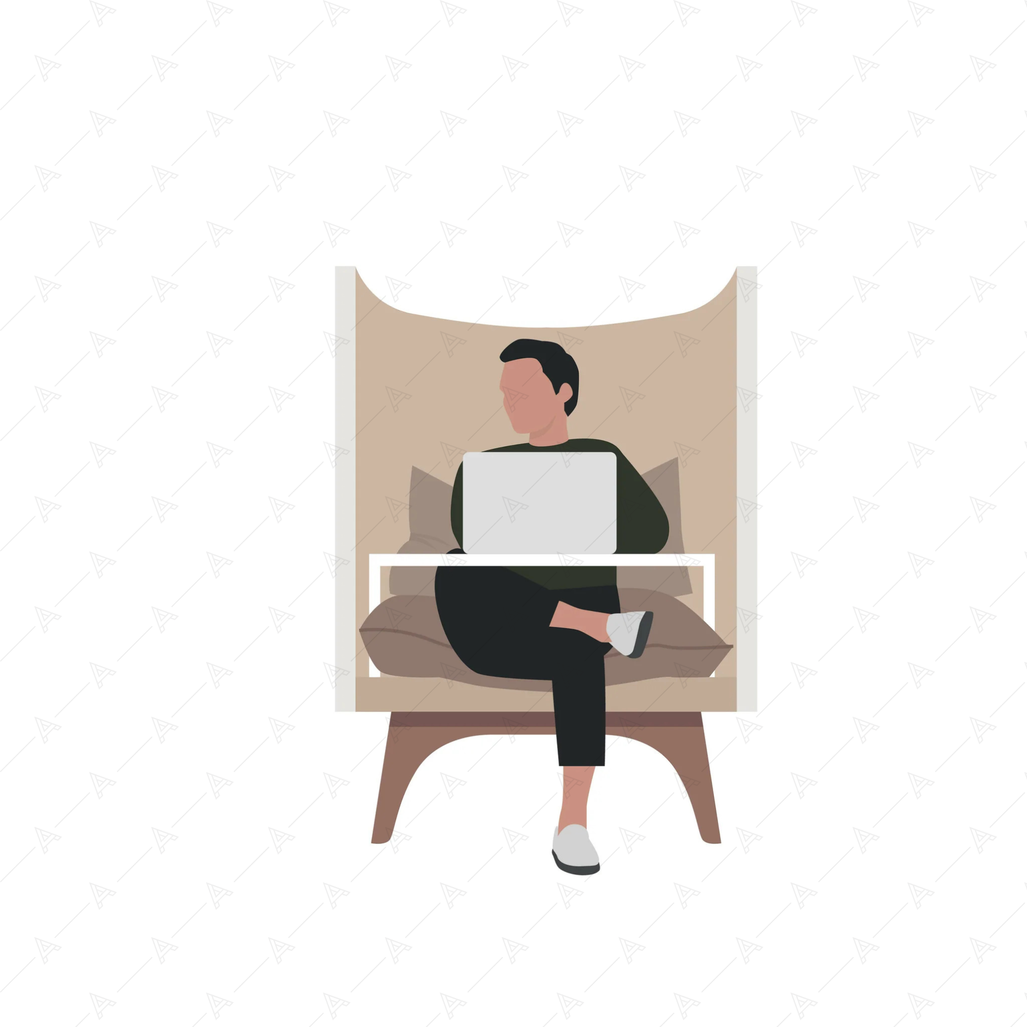 At The Office People Cutout Pack — cutout pack for architectural visualisation, preview 2 of 5