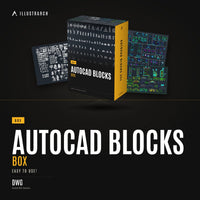 AutoCAD Blocks Box: Furniture, People, Landscape and Detail Blocks