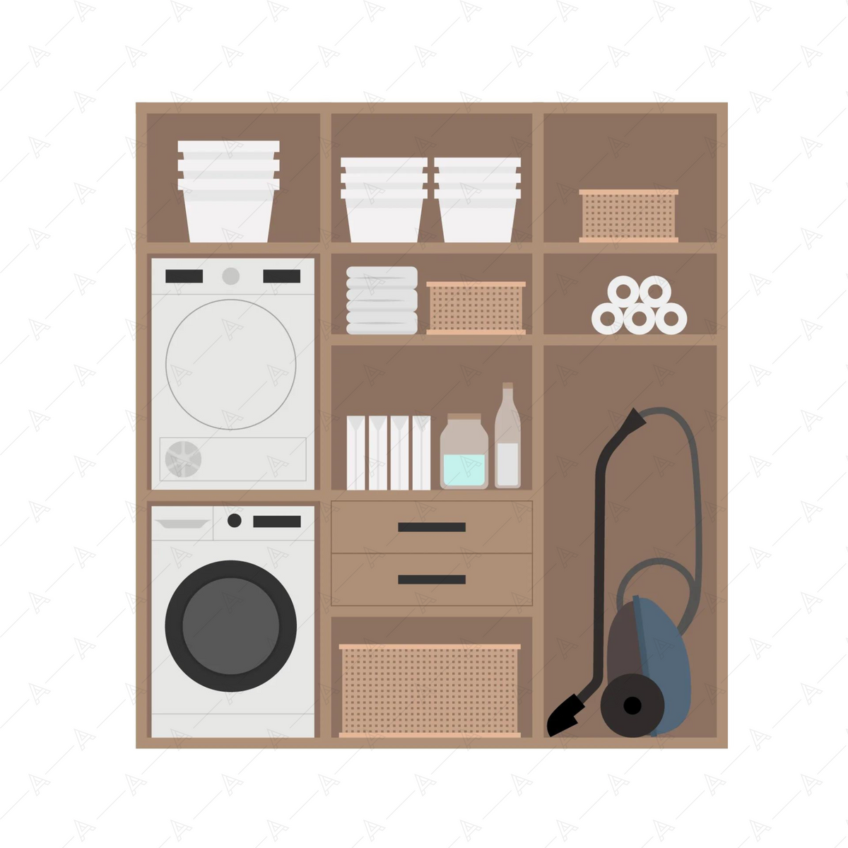 Bathroom Furniture Cutouts Pack — cutout pack for architectural visualisation, preview 9 of 10