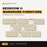 Bedroom & Wardrobe Furniture Vector Pack cover