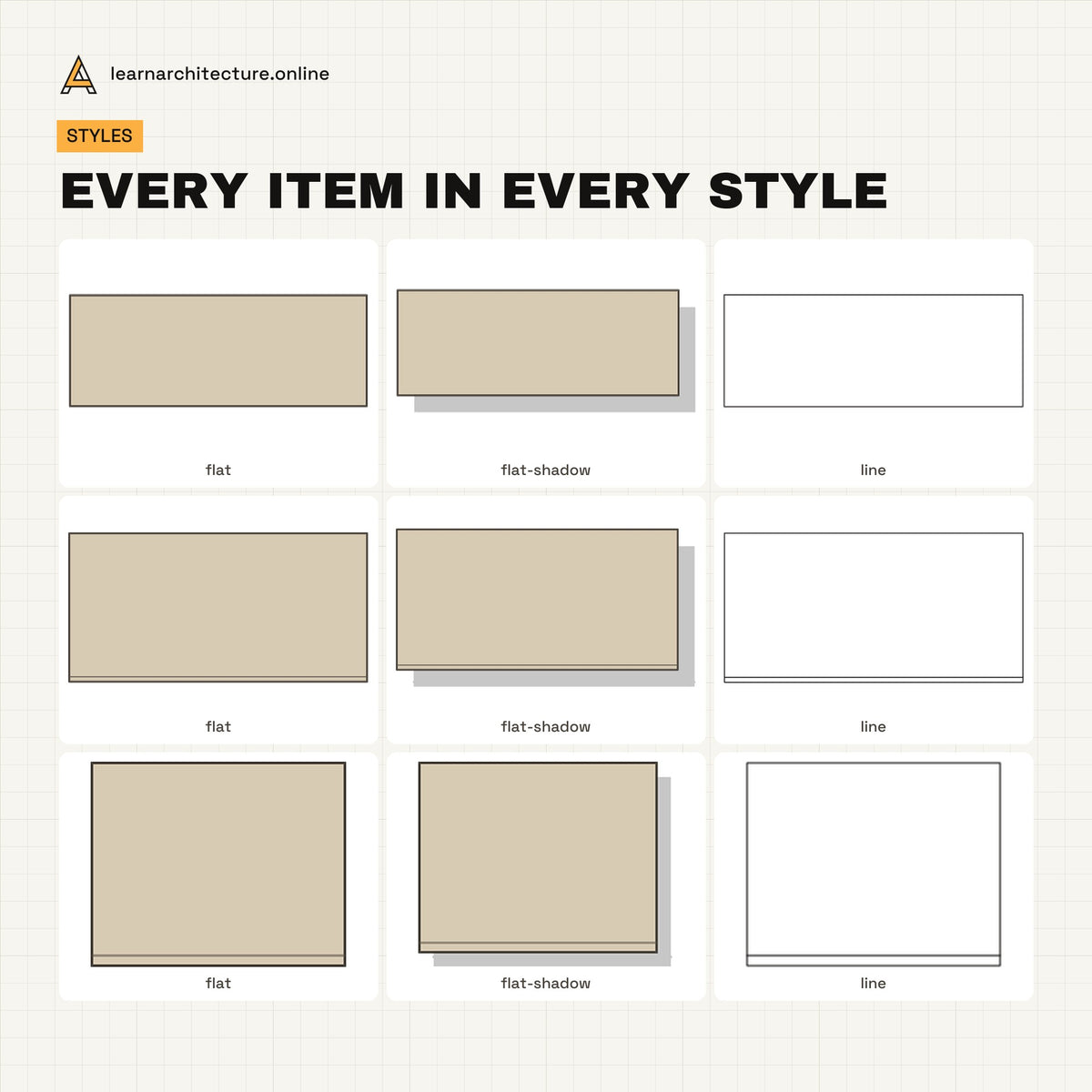 Bedroom & Wardrobe Furniture Vector Pack all styles
