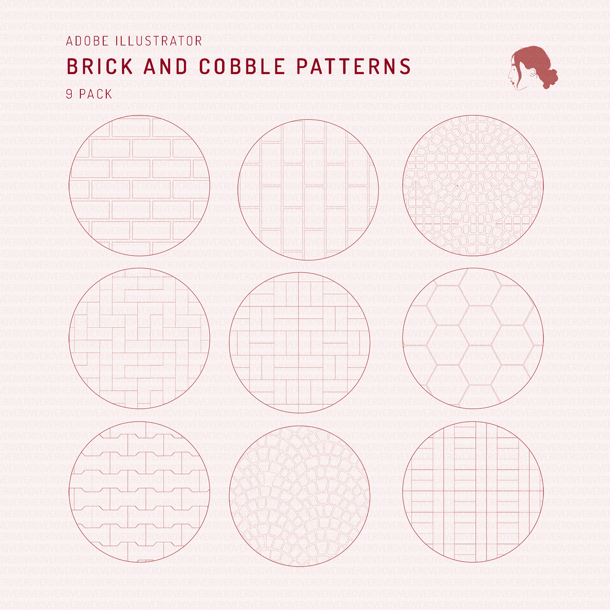 Brick and Cobble Patterns, preview 1 of 4