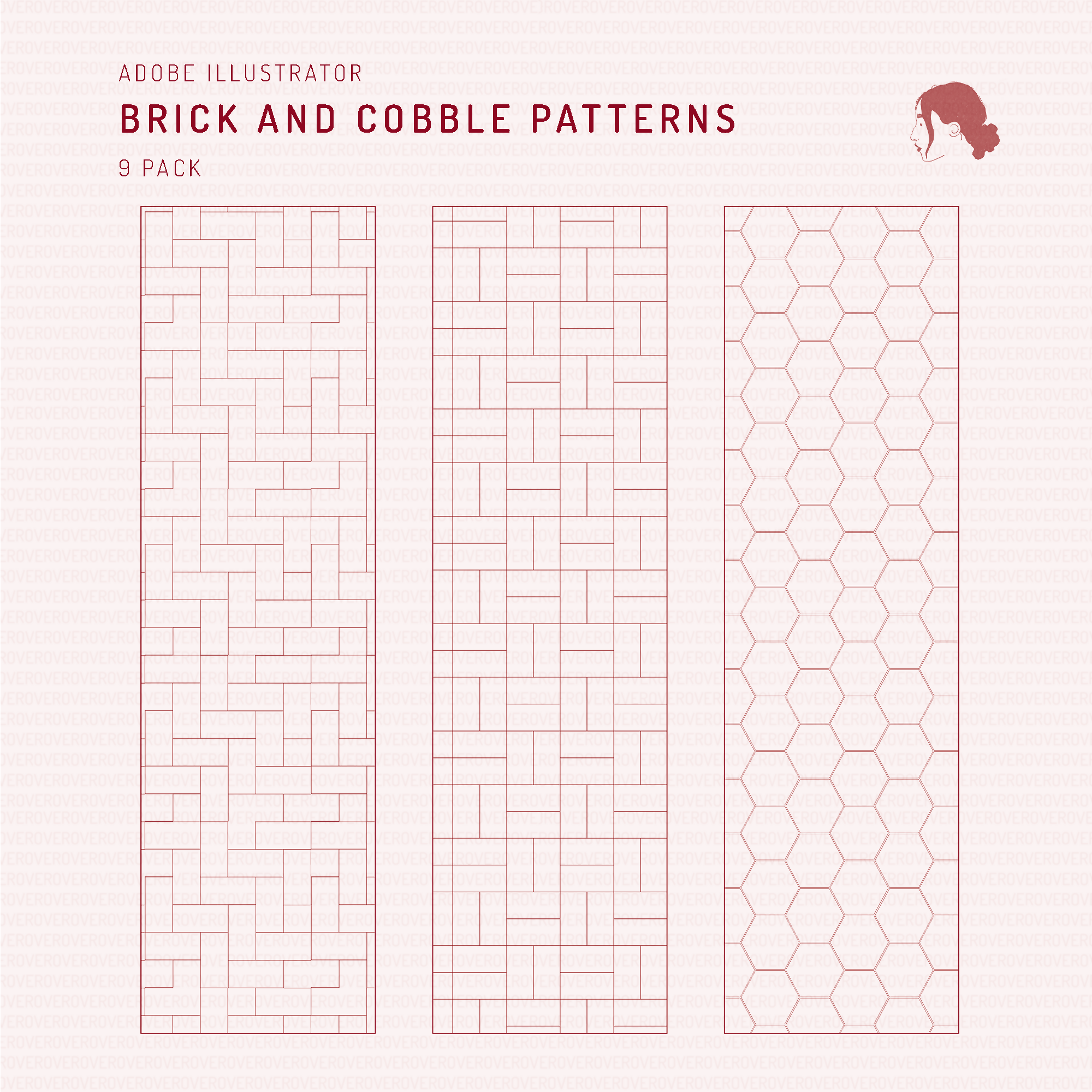 Brick and Cobble Patterns, preview 2 of 4