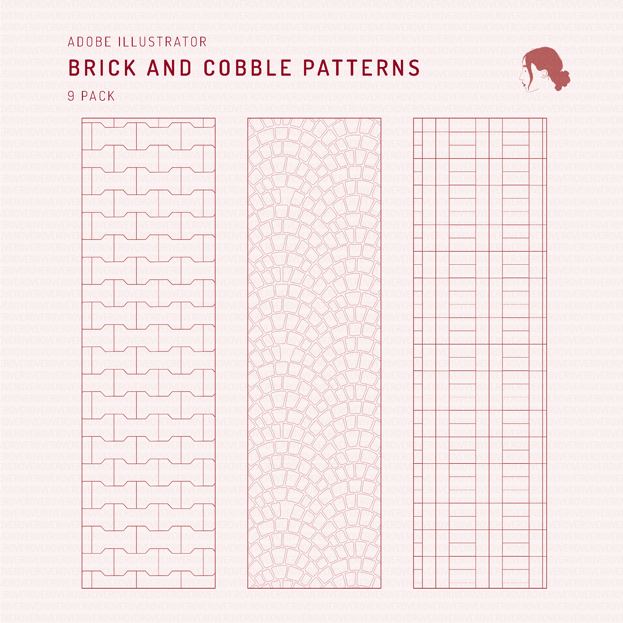 Brick and Cobble Patterns, preview 3 of 4