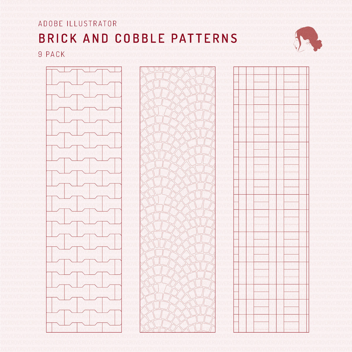 Brick and Cobble Patterns, preview 3 of 4