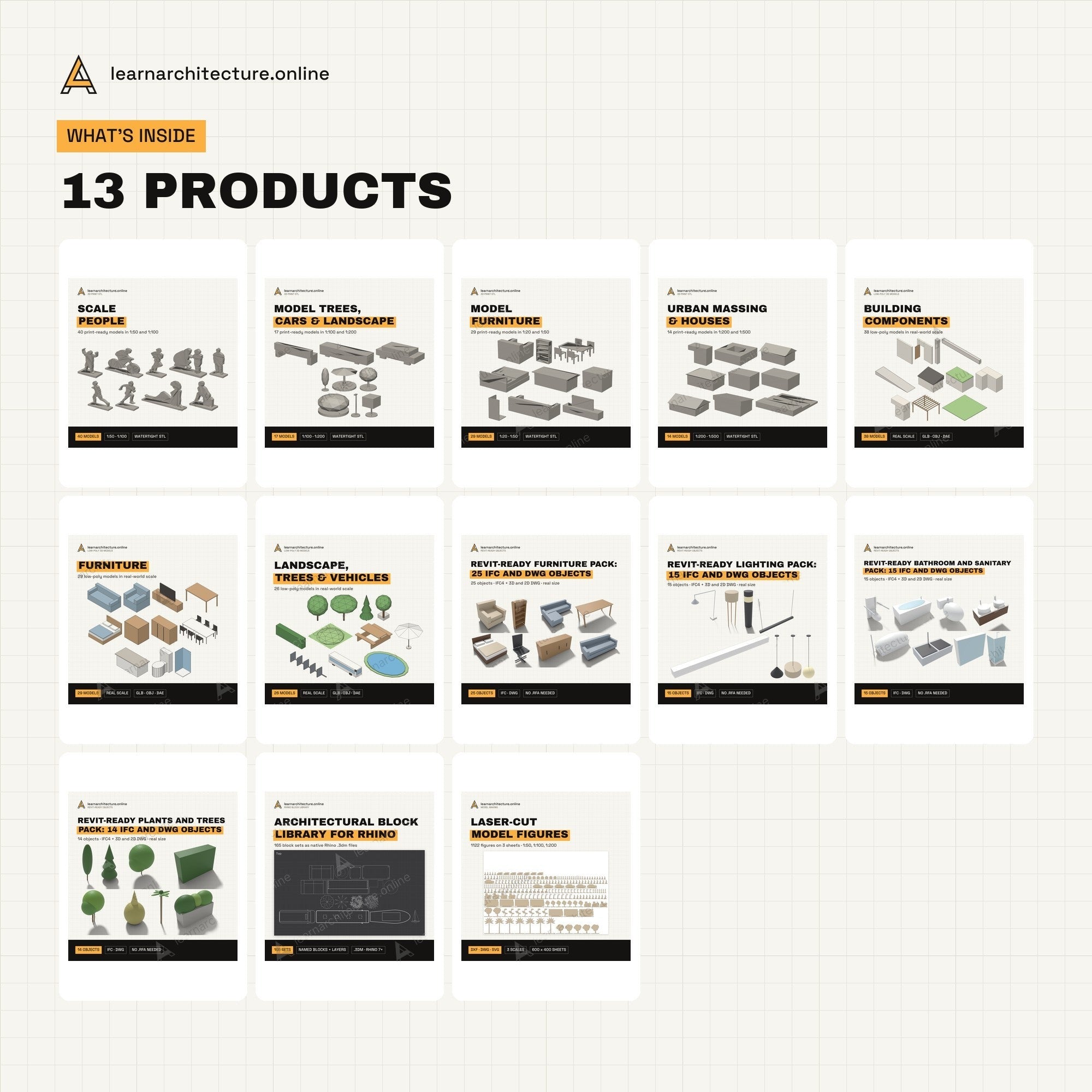 3D Models Mega Bundle what's inside