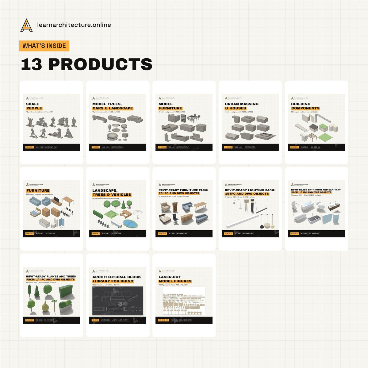 3D Models Mega Bundle what's inside